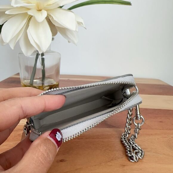 NWT Coach Leather Zip Card Case - Picture 6 of 6